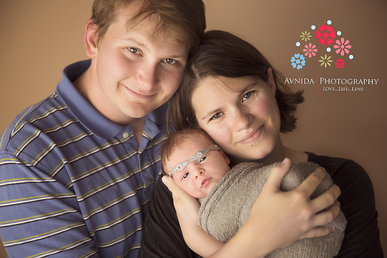 newborn photography Essex Fells NJ - smiles all around - no need to say anything more