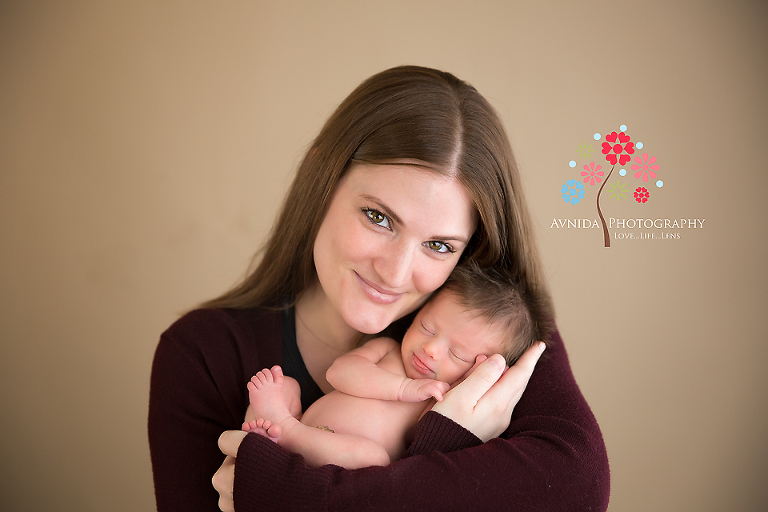 Newborn Photography Hackensack NJ: Mom with her little baby