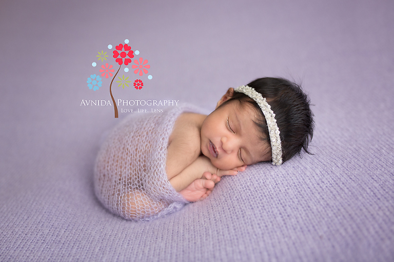 who said lavender and lavender don't mix well - it all depends on having a cute newborn baby girl