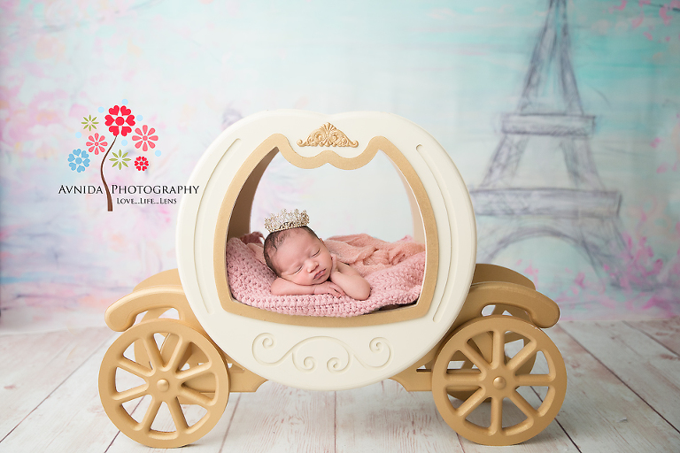 How to use props effectively in newborn photography. By the experts at Avnida Photography studio