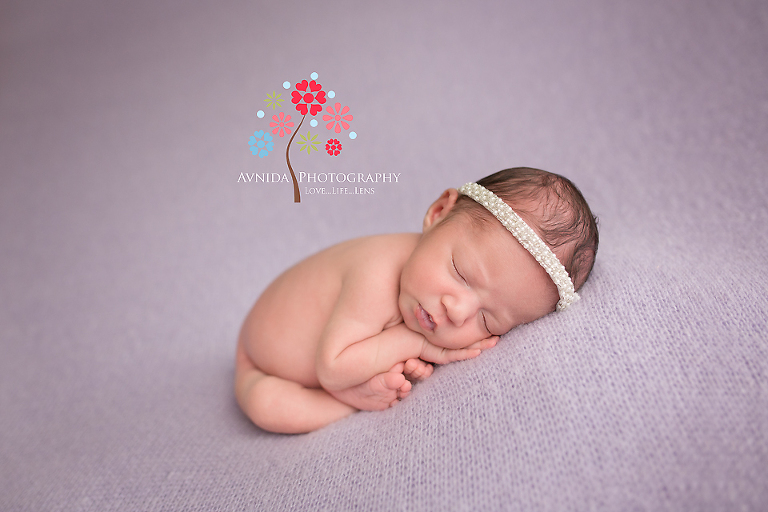 A little pea in the pod - from mom's tummy to the photo studio. Journey captured by Avnida Photography