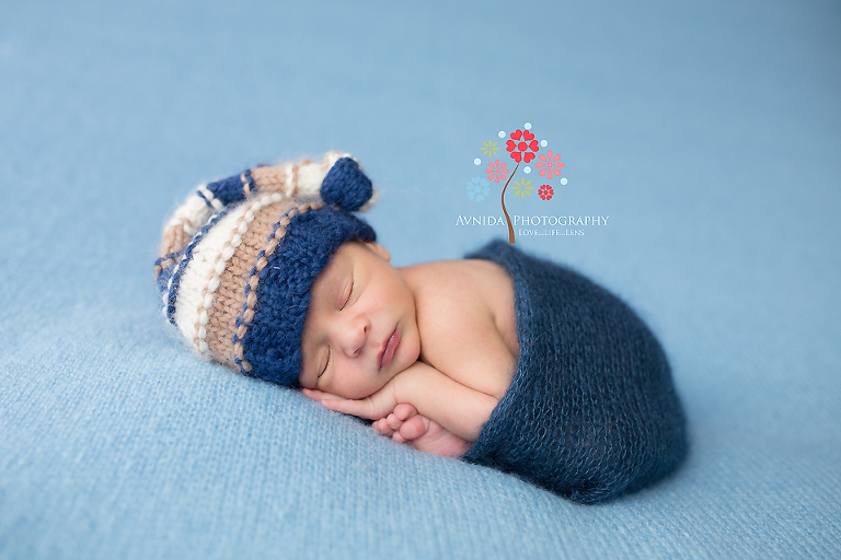 Ideas for newborn boy photography by Avnida Photography