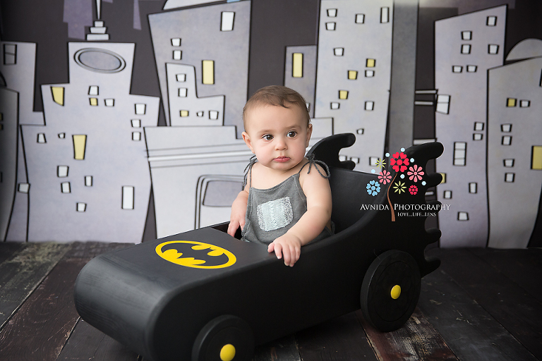 North NJ Baby Photographer - Ok this is a cool car, and this is a fun city so where should we go