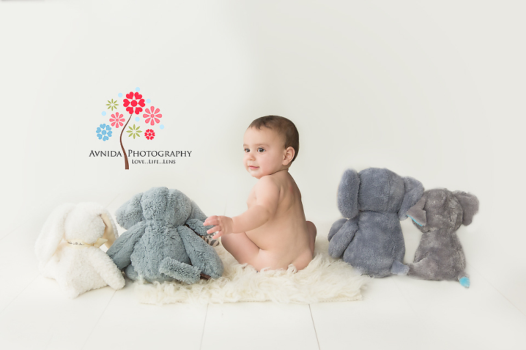 West Orange NJ Baby Photographer - And his friends, all the elephants come visiting