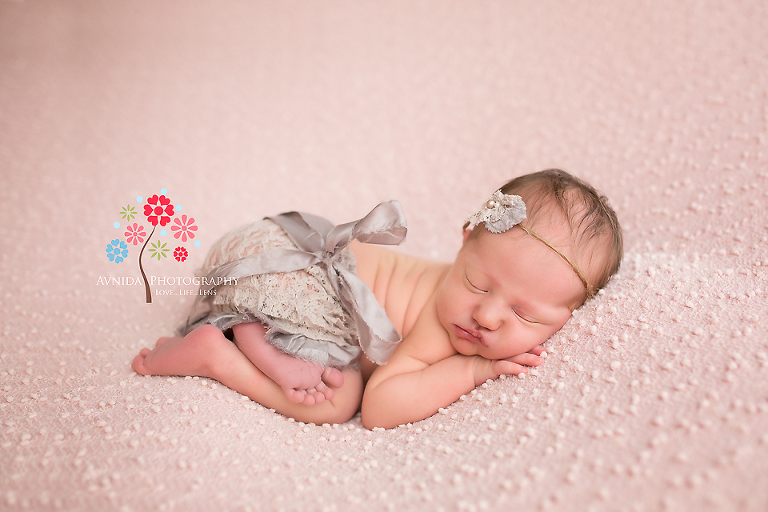 West Orange NJ newborn photographer- What a great combination of beauty and class - Baby Aeris you made my day