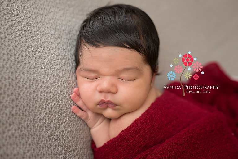 Verona NJ newborn photographer - More cute cheeks and we don't mind at all