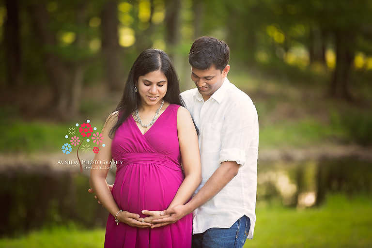 Edgewater NJ newborn and maternity photographer - The touch of love and anticipation