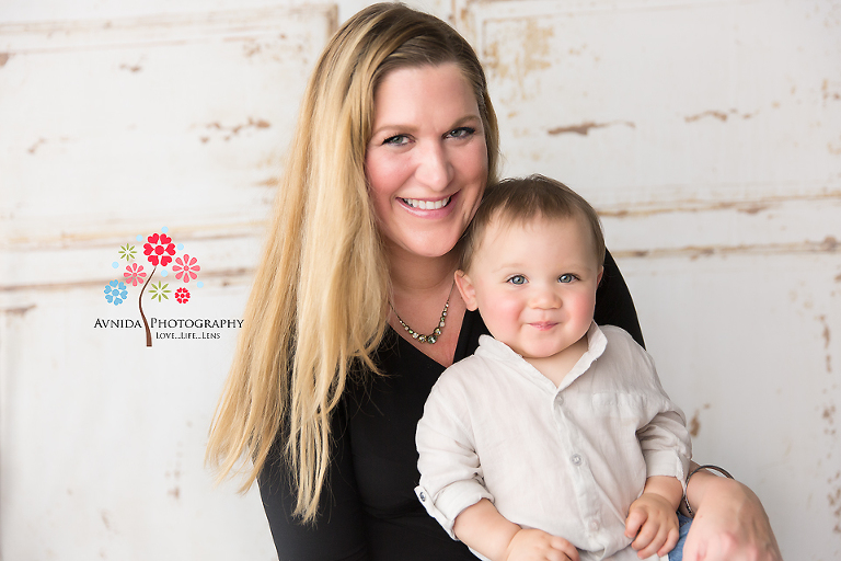 Beautiful mom, good looking kid - of course that makes sense - this is the joy of being the Cake Smash Photographer Secaucus NJ