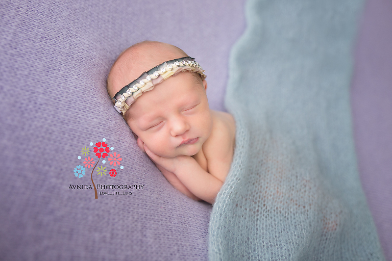 River Vale NJ newborn photographer - And the even better thing about lavender is that it goes well with so many different colors - including green