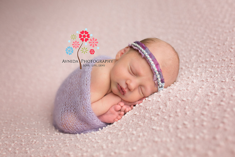 River Vale NJ newborn photographer - Lavender and Peach, friends that come together to produce the right spectrum of newborn photographs for Baby Nowack