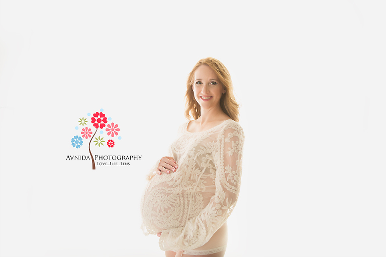 Montclair NJ Maternity Photographer - There is something about lace, beautiful white lighting and a mom-to-be with a perfect smile