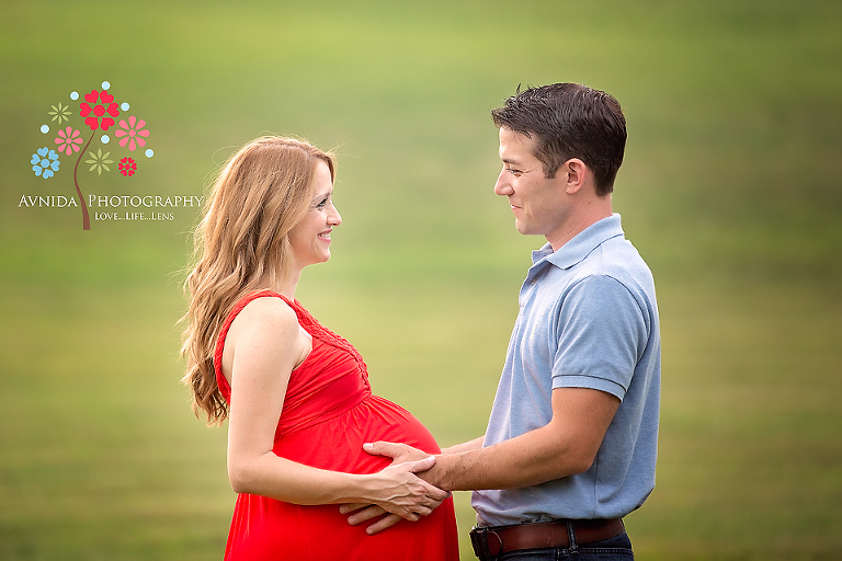 Verona NJ Maternity Photographer - Awww just look at the smile on both their faces