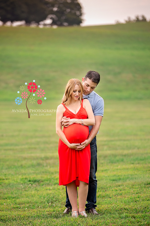 Fairfield NJ Maternity Photographer - There is something incredibly romantic about mom and dad both cupping the pregnant belly