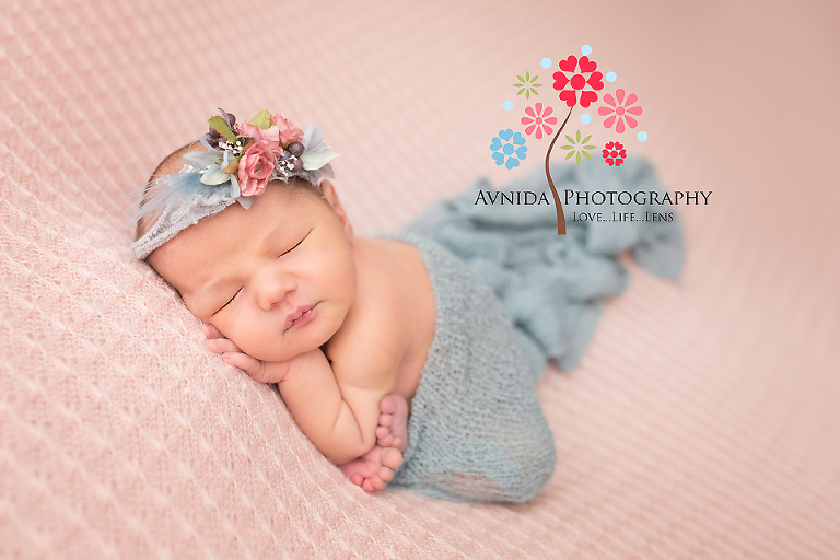 Newborn Photographer Ridgewood NJ - Of course a princess cannot forget her crown and her evening gown