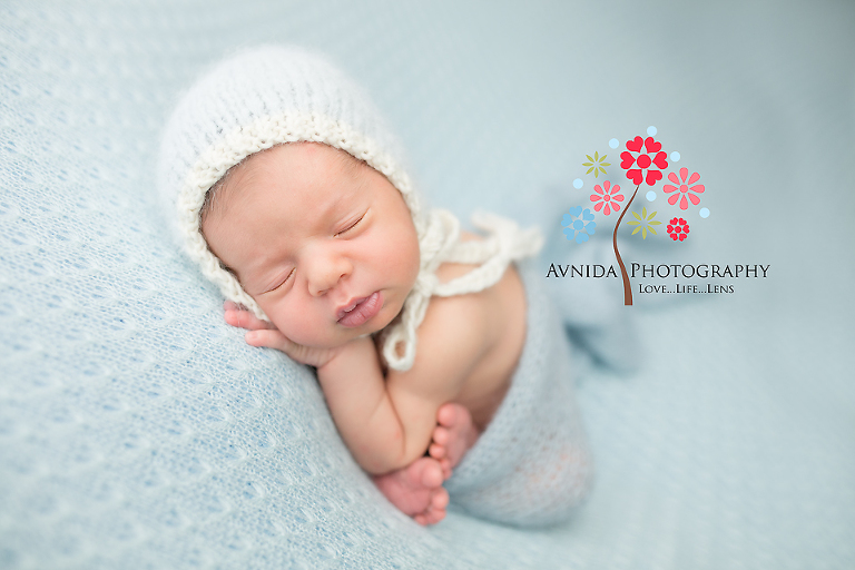 New Jersey Newborn Photographer - Ahhh, that perfect blue and white combination, love it every time