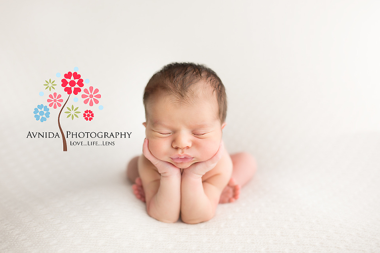 New Jersey Newborn Photographer - See why I said you can't help fall in love - Those cute puffy cheeks