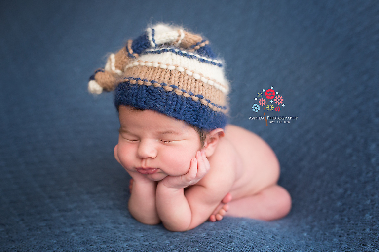 Newborn Photographer Belleville NJ - just in case you didn't see those cute cheeks