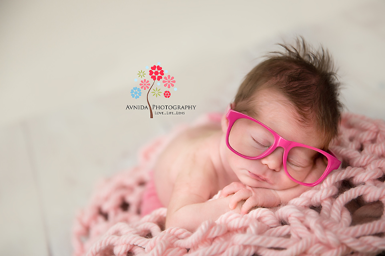 Jersey City Newborn Photographer - spiky hair, cool glasses, we have a fashionista on our hands