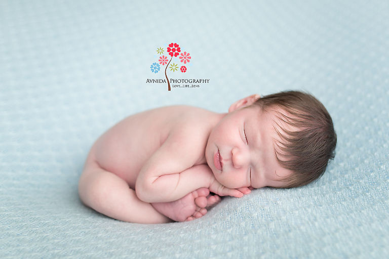Newborn Photography Upper Saddle River NJ - Calm personality, beautiful hair...there's a sense of serenity about this photo that I just love