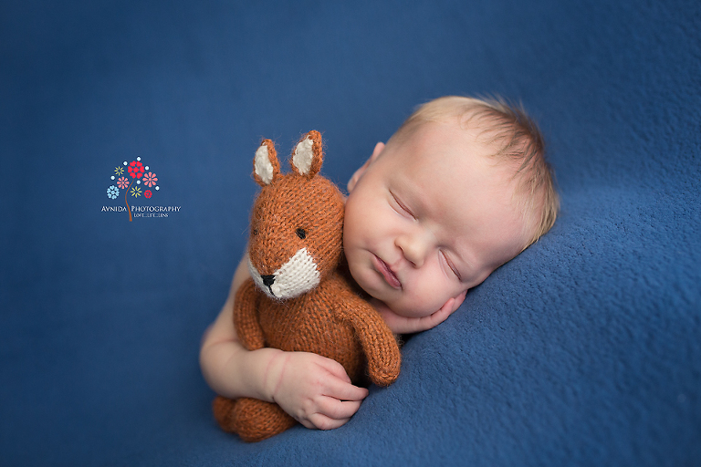 Newborn Photographer Lyons NJ - This is no time to hug cute toys, 007. Wake up!