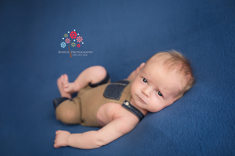 Newborn Photographer Bernards NJ - ...that it was a trap. He wasn't sleeping at all. In fact...