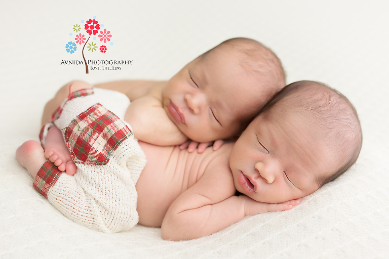 Newborn Photographer Morris County NJ - Because twins are best buddies forever!