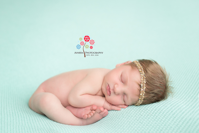 Newborn Photographer Alpine NJ- What a calm newborn baby, right?