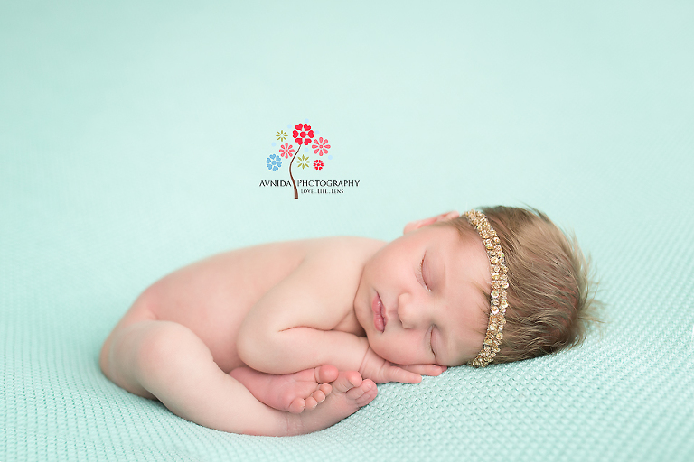 Newborn Photographer Chatham Township NJ- What a calm newborn baby, right?