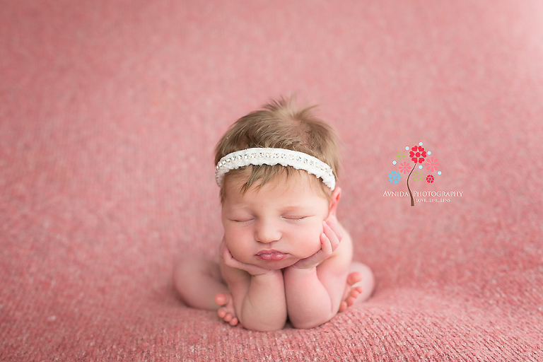 Newborn Photographer Chatham Township NJ- Just look at those cheeks and that pout.