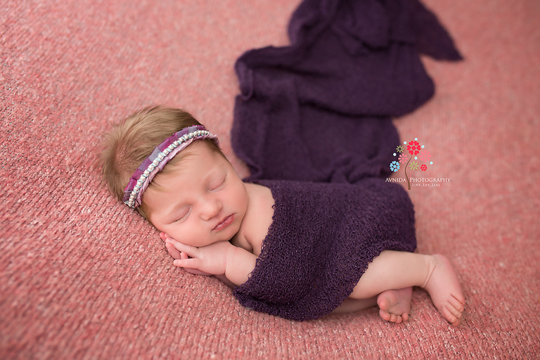 Newborn Photographer Chatham Township NJ- Just to show you that how she rocked the last "flowing blanket" setup wasn't a fluke. Encore!