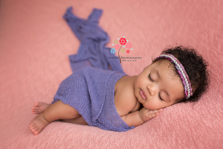 Newborn Photography Linden NJ - I still cannot get over those cheeks. Our 2nd newborn photography pose. Also a success.