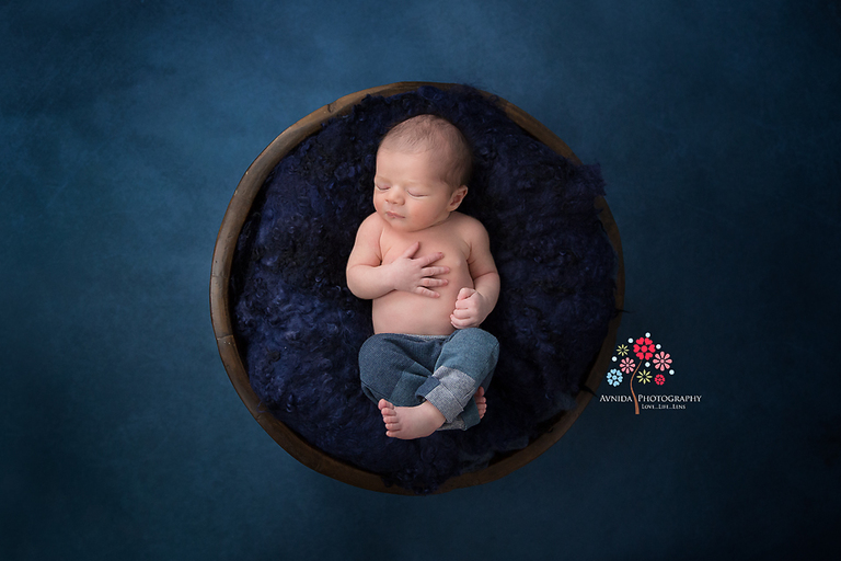Newborn Photographer NJ - A true patriot at heart right from the birth