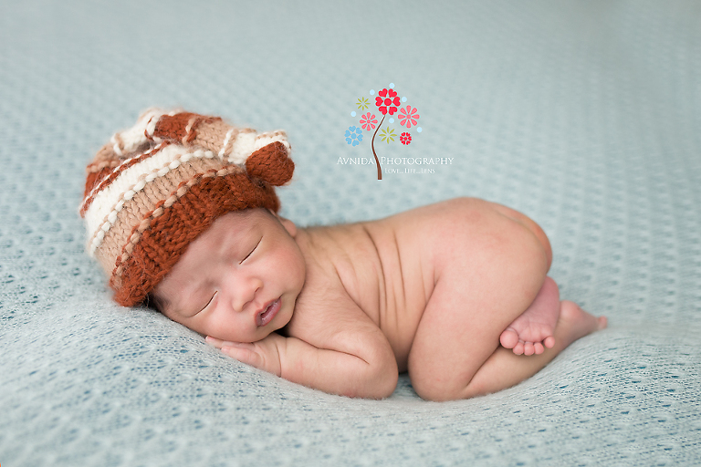 Newborn Photography Bound Brook NJ - This is why he was our rock star. Look at how easy he assumes the pose.