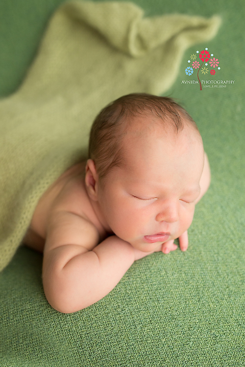 Newborn Photography Randolph NJ - For the love of colors - beautiful natural themed photographs by NJ's best newborn photographer