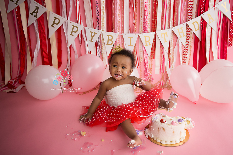Cake Smash Photography Edison NJ - So now that I've taught you how to do the perfect cake smash NJ session you are asking to get up and get cleaned - this is not fair