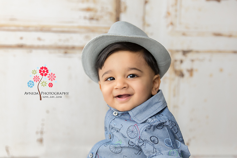 Cake Smash Photography Avalon NJ - Mr Suave comes to town with his cute fedora hat and impresses all the ladies - Best Cake Smash Photography by Avnida Photography