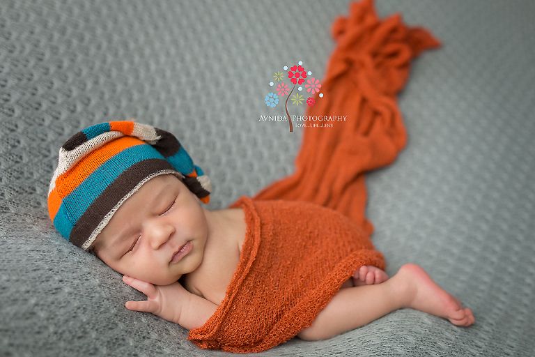 newborn photography chatham nj - This is how you create the perfect combination of colors - the calm of grey with the rainbow of colors