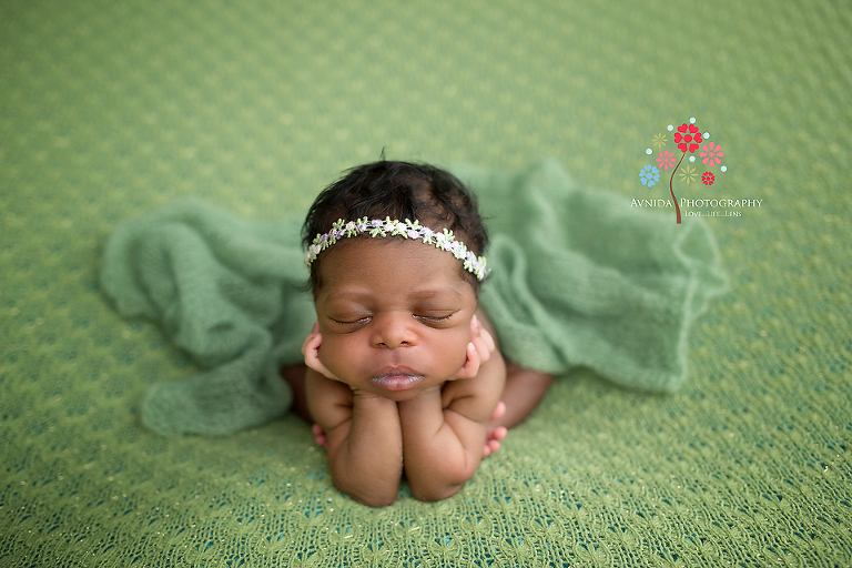 Newborn Photographer Vernon NJ - Who says you can't go green in style - When we go go green it makes a statement that is hard to ignore - I dare you to copy my style