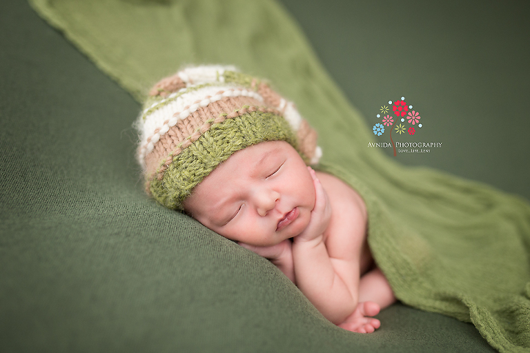 Newborn Photography Englewood Cliffs NJ - The earthy tones, one of my favorite color combinations between the green and the brown