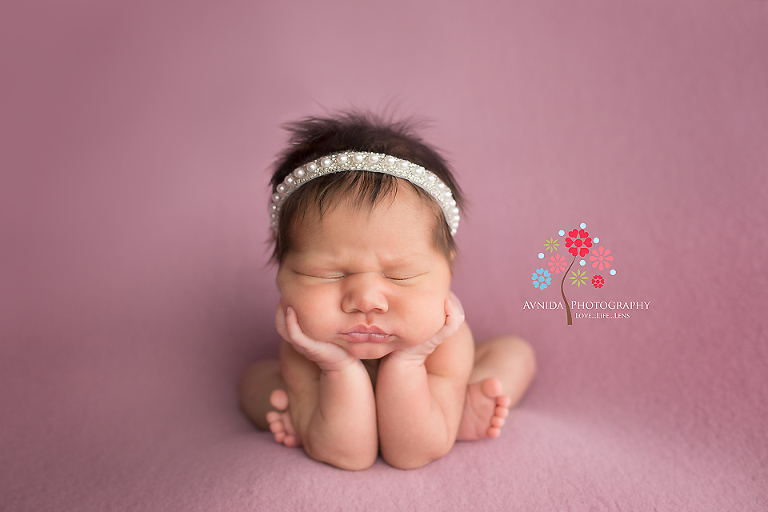 Newborn Photography Paterson NJ - If you even for a moment doubted my claim that this girl had the cutest cheeks ever here is my proof ladies and gentlemen