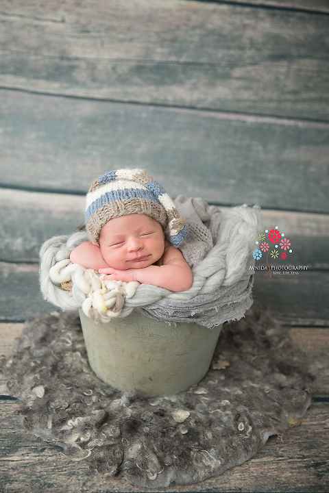 Newborn Photography Englewood NJ - Cute as a button - Awesome smiles - Isn't that what we said and you thought were making it up