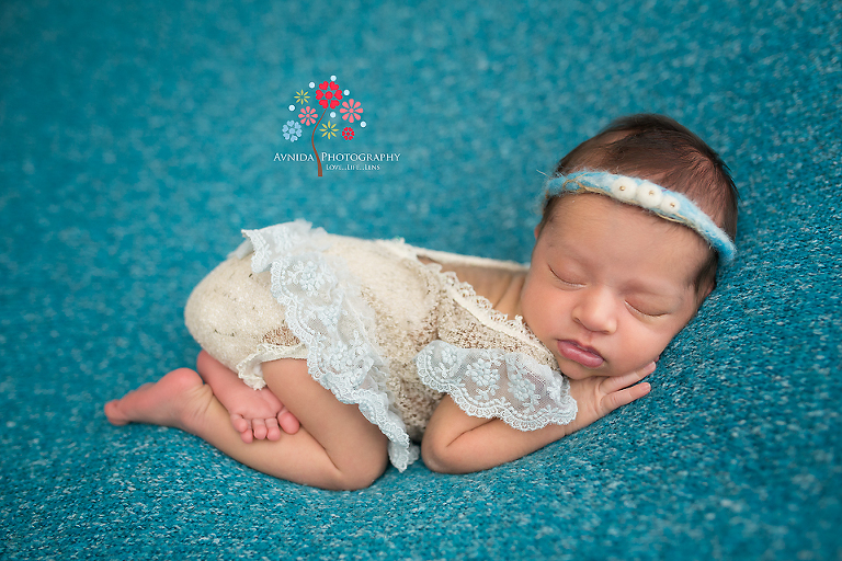 Newborn Photographer Saddle River NJ - So when your newborn photographer gets a custom boutique lace dress for your session it becomes your responsibility to rock it