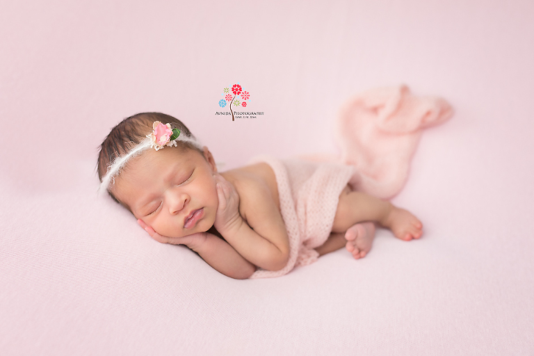 Newborn Photographer Saddle River NJ - Sorry but I had to share this photo too - Because with a girl you just can't have enough pink