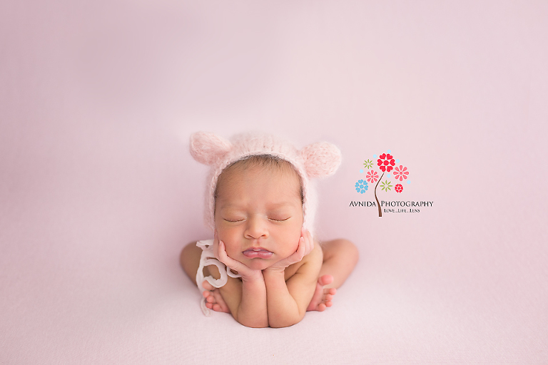 Newborn Photographer Saddle River NJ - The froggie pose went through smoothly and I am so happy with the results