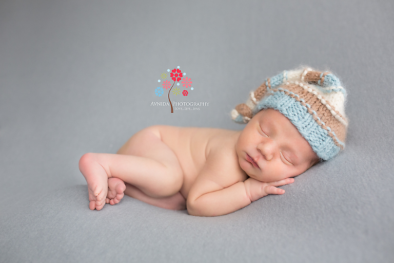 Newborn Photography Photographer NJ - Whether with or withou the white blanket wrap, Baby Berrol just rocked his newborn photo shoot