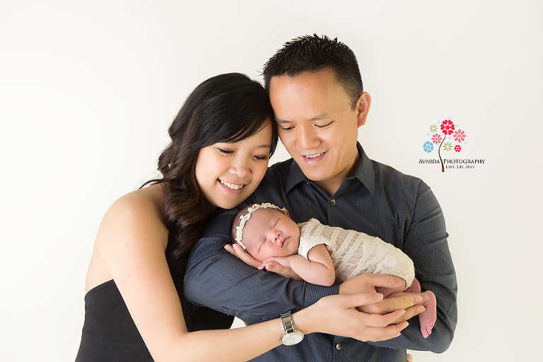 Newborn Photography Lawrenceville NJ - A beautiful family portrait