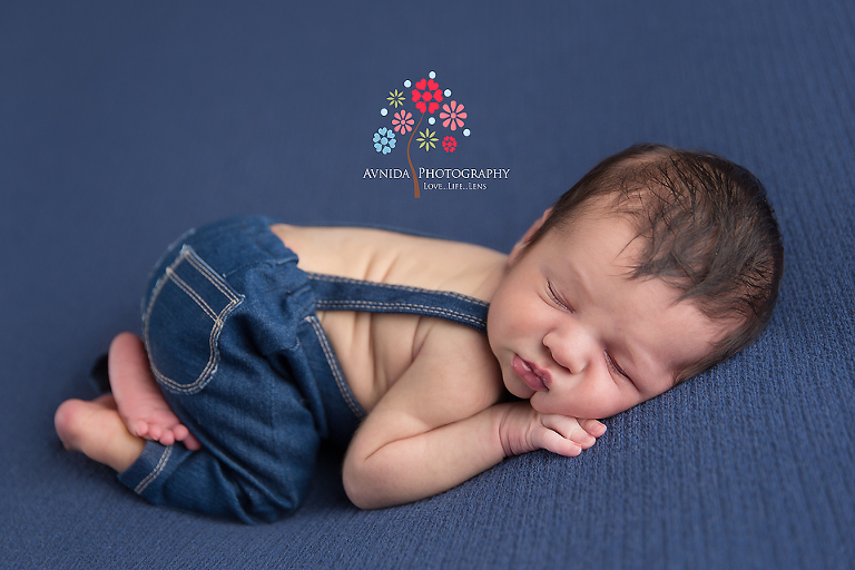 Newborn Photography Red Bank NJ - Look there are those cute cheeks again and the cute baby feet