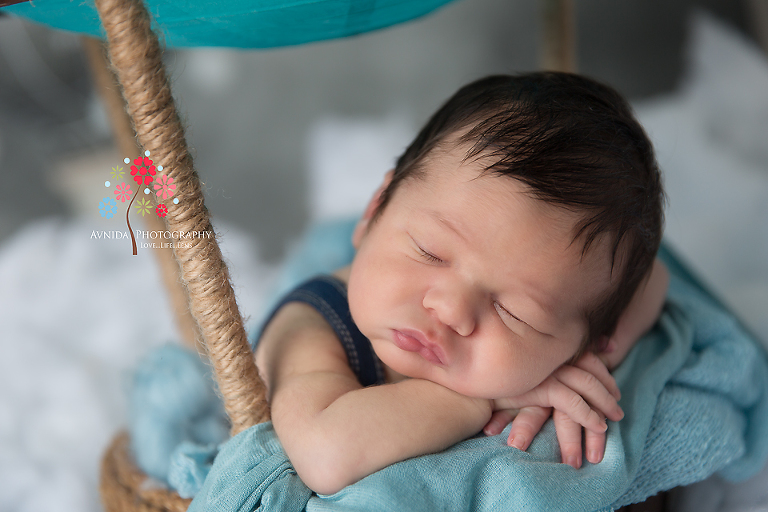 Newborn Photography Red Bank NJ - Why did I do a closeup of this cutie - Well step back for a second and take a look at those little baby fingers and the cheeks - doesn't that give you baby fever