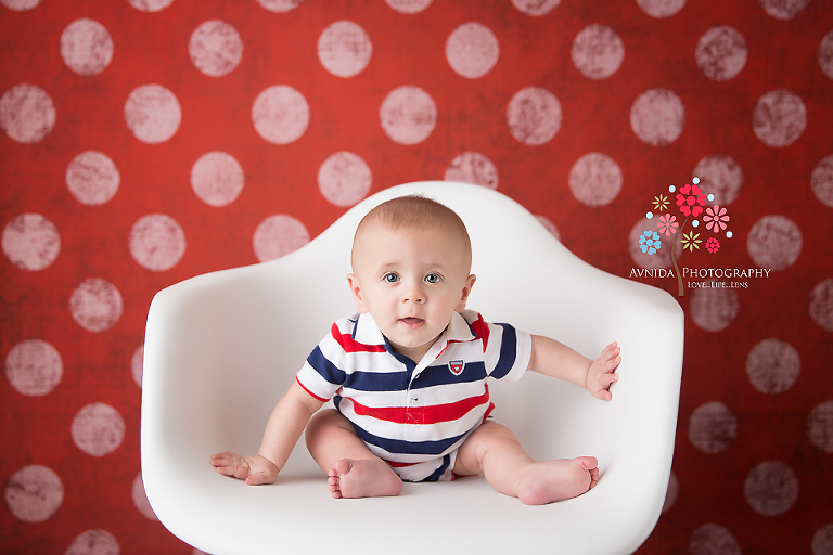 Baby Photography Milford NJ - You want me to smile, go ahead and tell me a joke - I don't know about my brother but when I hear a good one I can rarely control myself