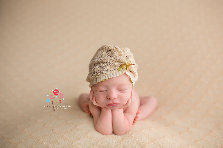 Newborn Photography Franklin NJ - If you didn't believe my comment about her being awesome at Yoga, then I dare you to get your body in this posture
